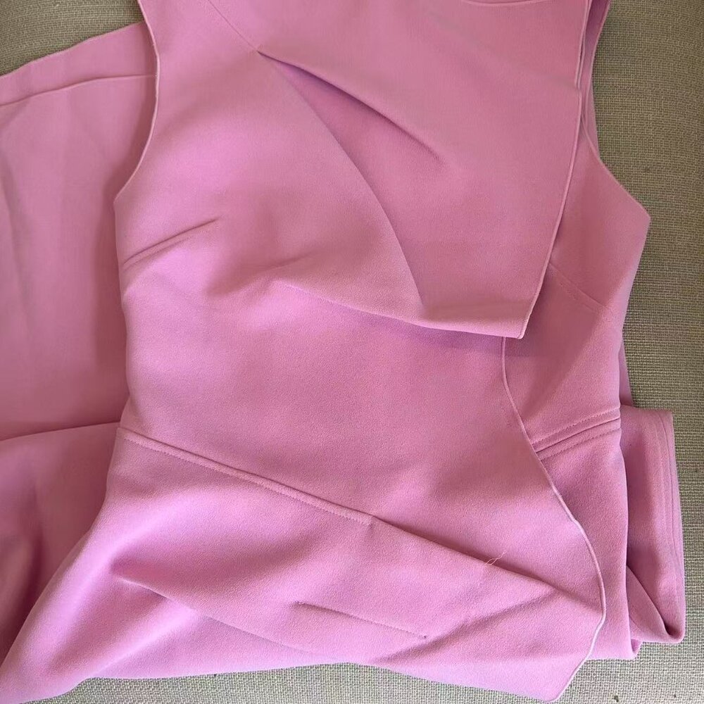 NEW Acler x Saks Normanhill Petal Midi Dress AU10/US6 Party Event Candy Pink - Picture 7 of 10